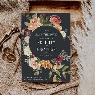 Moonlight Garden Save the Date Card