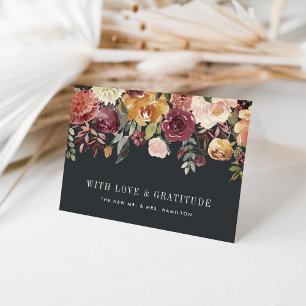 Moonlight Garden Thank You Card w/ Inside Photo