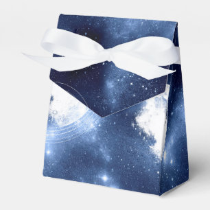 Moonlight Glow Moon Phases in Sky Clouds Favor Box