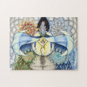 Moonlight goddess jigsaw puzzle
