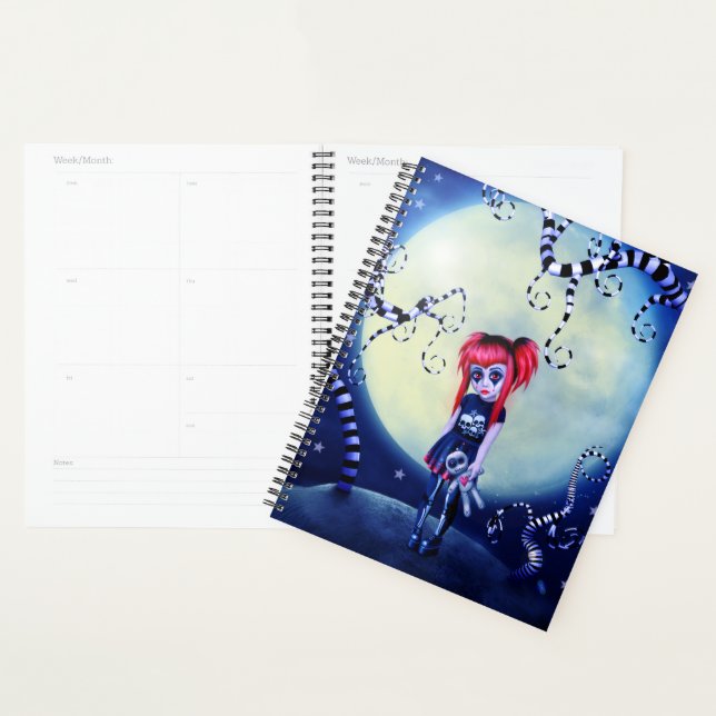 Moonlight Goth Doll Planner (Display)