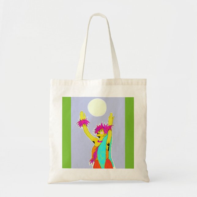 Moonlight Hula Tote Bag (Front)