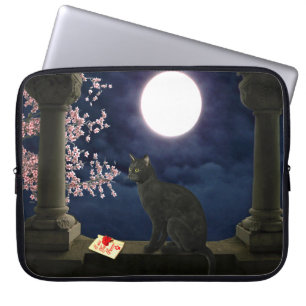 Moonlight Kitty Laptop Sleeve