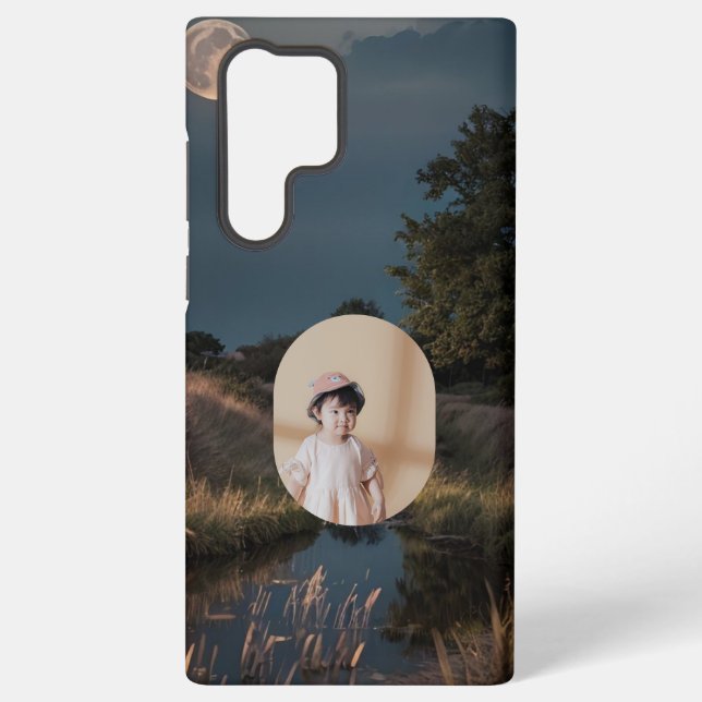 Moonlight Landscape Phone Case (Back)