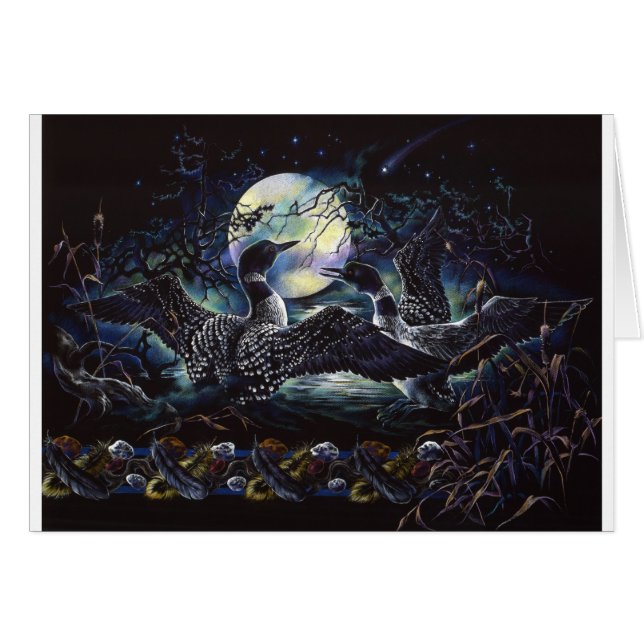 Moonlight Loon Dance (Front Horizontal)