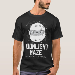 Moonlight Maze Attack Programming Tshirt for Black