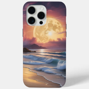 Moonlight Midnight Beach 6 iPhone 15 Pro Max Case