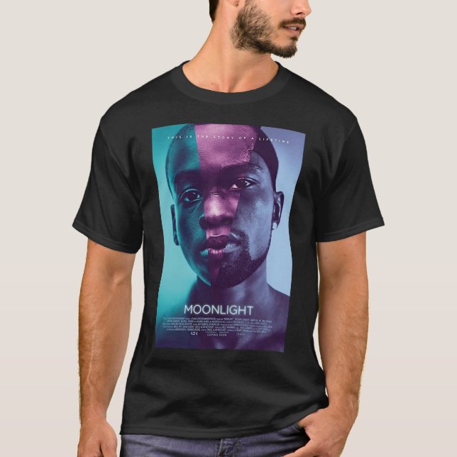 moonlight movie poster T-Shirt (Front)