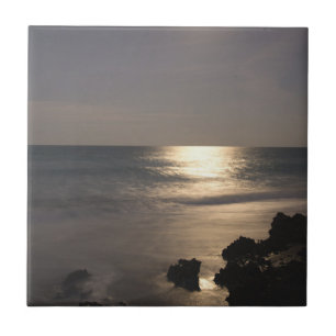 Moonlight Over Ocean Tile