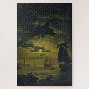 Moonlight Over Palermo High-Fidelity Fine Art Jigsaw Puzzle