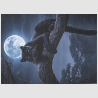 Moonlight Panther Tissue Paper