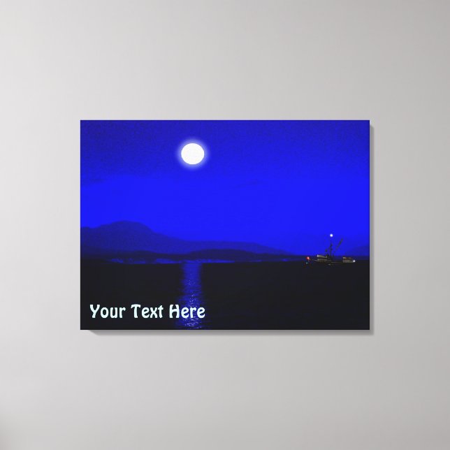Moonlight Passage Canvas Print (Front)