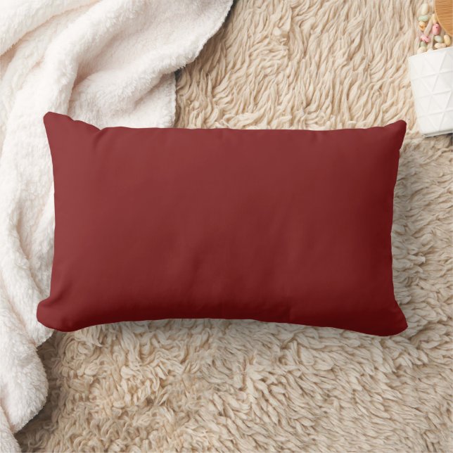 Moonlight Red Lumbar Pillow (Blanket)