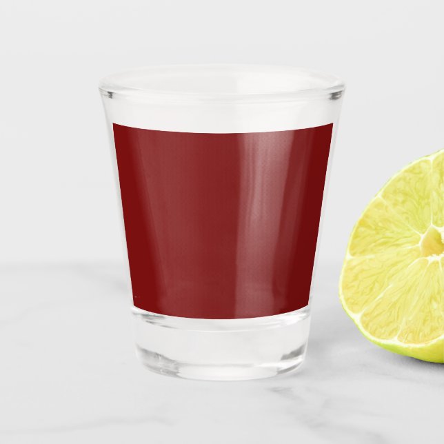 Moonlight Red Shot Glass (Front)