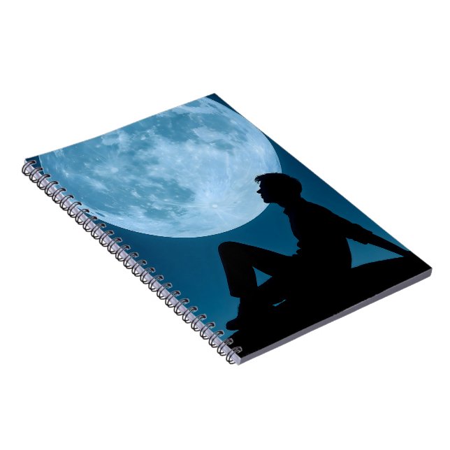 Moonlight Reflections Notebook (Right Side)