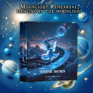 Moonlight Rehearsal – Dancing in the moonlight.  Binder