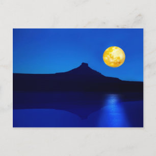Moonlight rising postcard