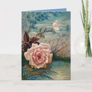 Moonlight Rose Card