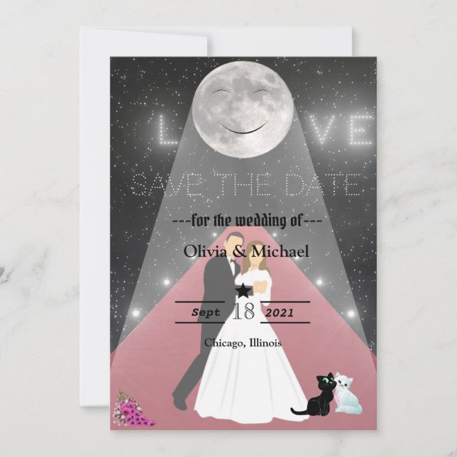 Moonlight Save The Date (Front)