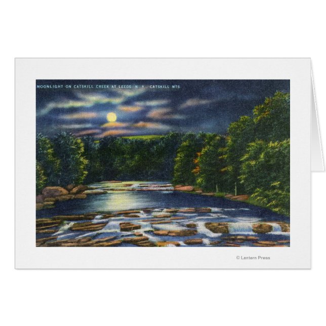 Moonlight Scene on Catskill Creek (Front Horizontal)