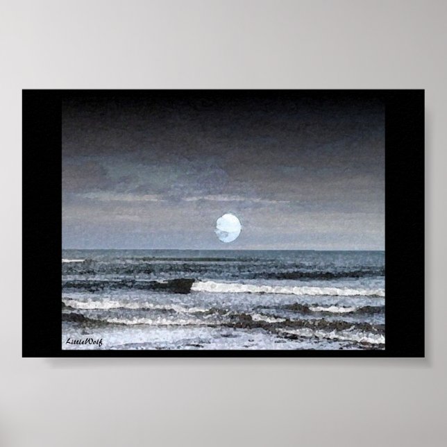 Moonlight Sea Poster (Front)