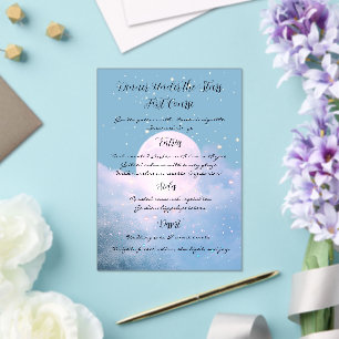 Moonlight Shimmer Atmospheric Wedding Collection Acrylic Invitations