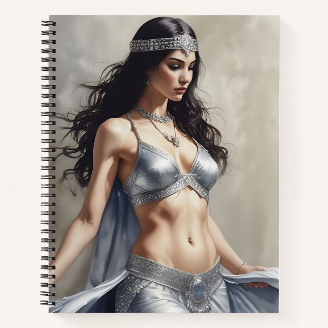 Moonlight Silver Notebook (Front)
