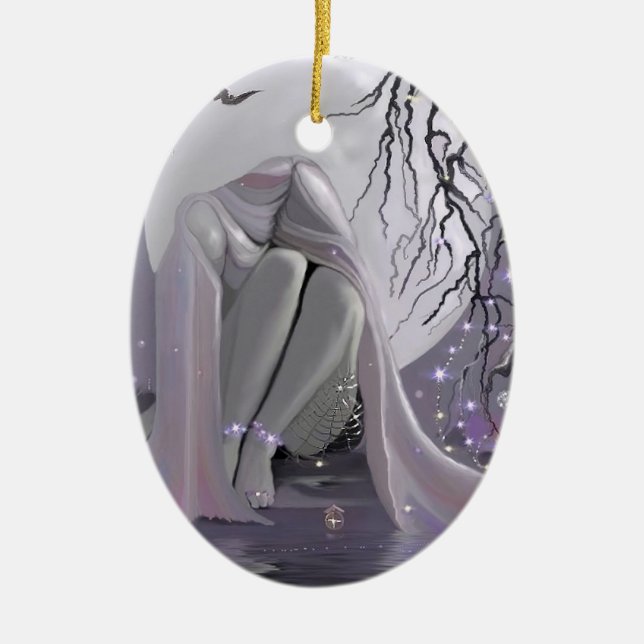 Moonlight Sleeper! Ceramic Ornament (Front)