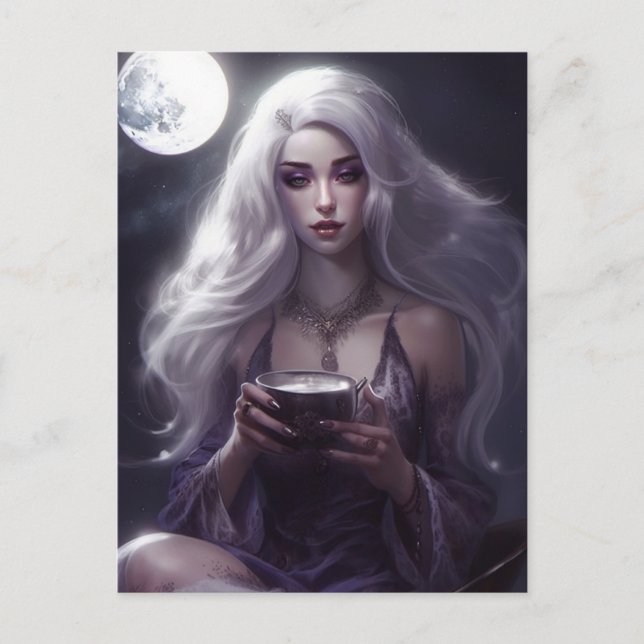 Moonlight Tea Postcard (Front)