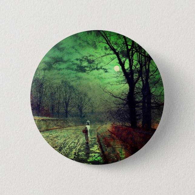 Moonlight Walk  2 Inch Round Button (Front)