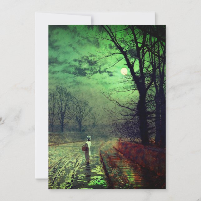 Moonlight Walk  Invitation (Front)