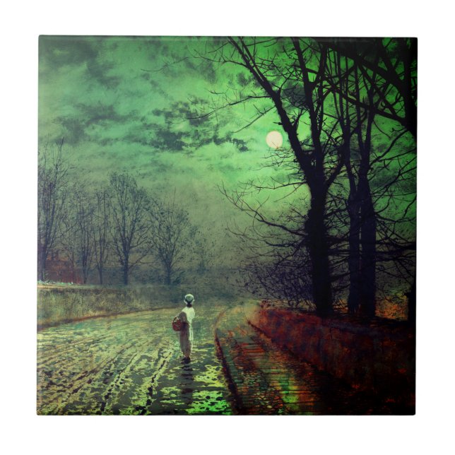 Moonlight Walk  Tile (Front)