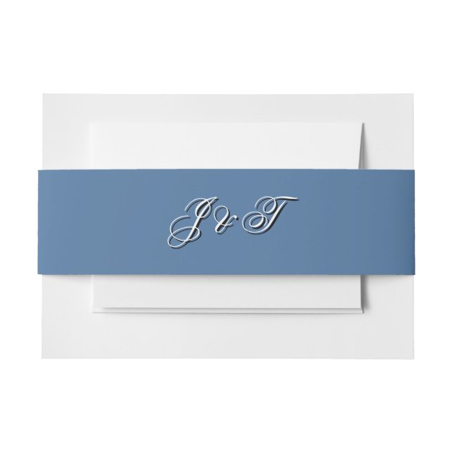 Moonlight Wedding Celestial Love Night Sky Theme Invitation Belly Band (Front Example)