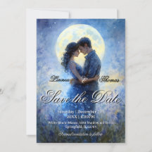 Moonlight Wedding Celestial Love Night Sky Theme