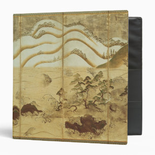 Moonlight Winter Landscape Binder