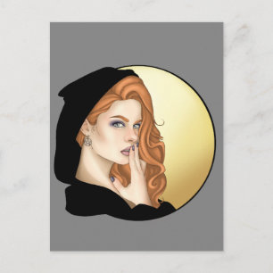 Moonlight Witch Postcard