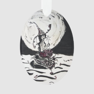 Moonlight Witchy Mermaid Dark Love Fantasy Ornament
