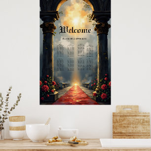 Moonlit Aisle of Eternal Vows –Gothic Wedding Gate Poster