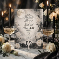Moonlit Black Swan Gothic