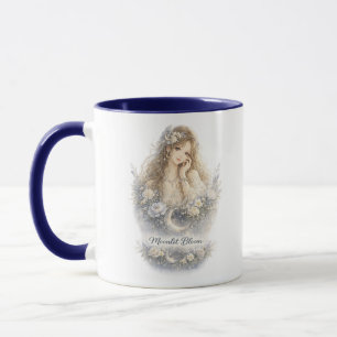 Moonlit Bloom Angel Mug