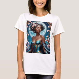 Moonlit Blossom T-Shirt Enchanted Vintage Art