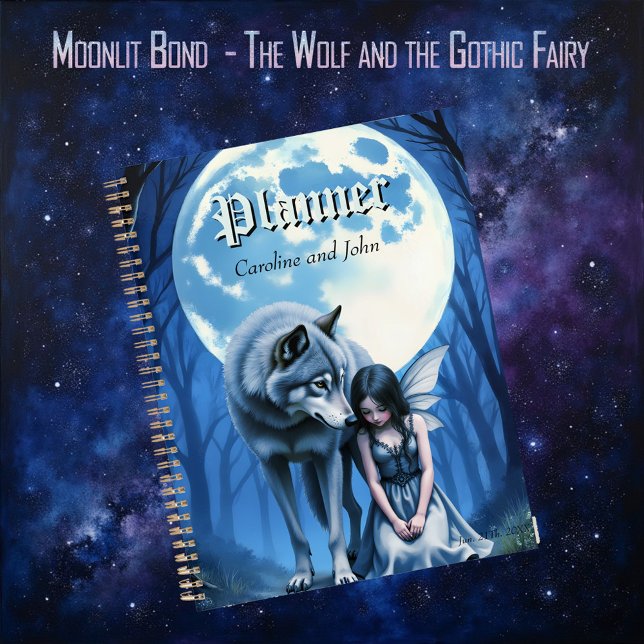 Moonlit Bond – The Wolf and the Gothic Fairy.   (Créateur téléchargé)