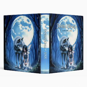 Moonlit Bond – The Wolf and the Gothic Fairy.   Binder