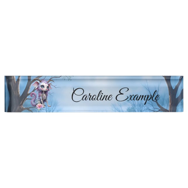 Moonlit Bones – Guardian of Forgotten Dreams. Nameplate (Front)