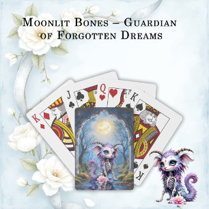 Moonlit Bones – Guardian of Forgotten Dreams. Playing Cards