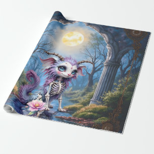 Moonlit Bones – Guardian of Forgotten Dreams.  Wrapping Paper