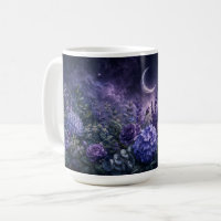 Moonlit Botanica Crescent Garden Coffee Mug