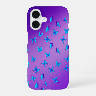Moonlit Butterflies iPhone 16 Case – Whimsical Art