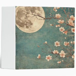 Moonlit Cherry Blossom Serenity Binder