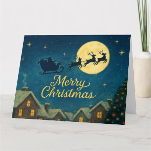 Moonlit Christmas Magic Card
